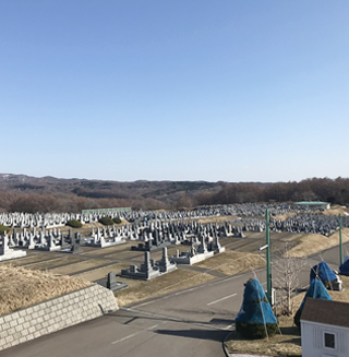 札幌霊園景色