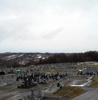 札幌霊園景色